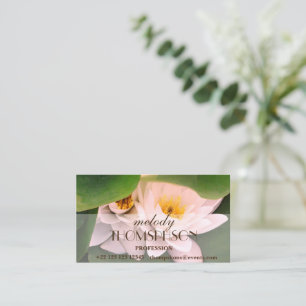 White Lotus Blume, Brust Visitenkarte