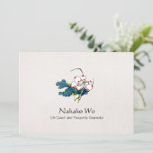 White Lotus Blume Gesundheit, Wellness & Heilung Einladung (Stehend Vorderseite)