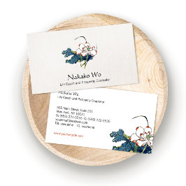 White Lotus Blume Gesundheit, Wellness & Heilung Visitenkarte