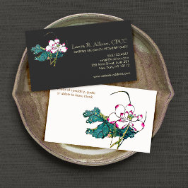 White Lotus Blume Holistic Health Counselor Visitenkarte