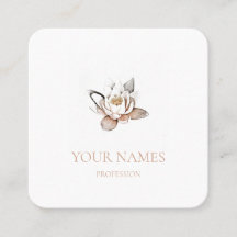 WHITE LOTUS BUSINESS CARD