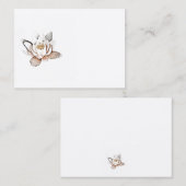 WHITE LOTUS BUSINESS CARD VISITENKARTE (Vorne/Hinten)