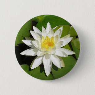 White Lotus Button