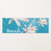 WHITE LOTUS CUSTOME NAMSTE ZEN YOGAMATTE (Vorderseite (Horizontal))
