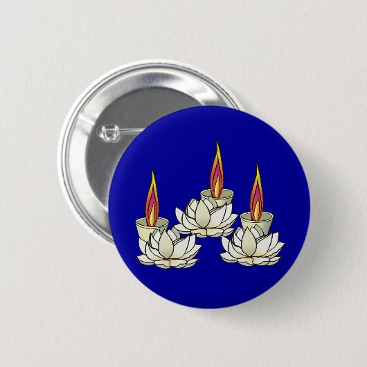 White Lotus & Deepas Button (Vorne & Hinten)
