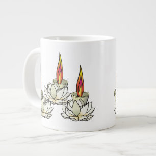 White Lotus & Deepas Jumbo-Tasse