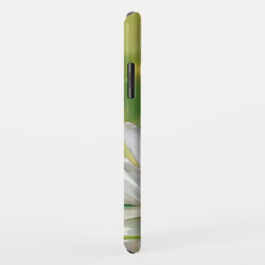 White Lotus Flower Landscape Case-Mate iPhone Hülle (Hinten/Rechts)