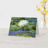 White Lotus Happy Mother Day Karte (Gelbe Blume)