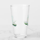 White Lotus Illustration Glas (Links)