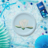 White Lotus Illustration Pappteller (Party)