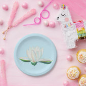 White Lotus Illustration Pappteller (Party)