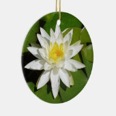 White Lotus Keramik Ornament (Rechts)