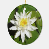 White Lotus Keramik Ornament (Links)