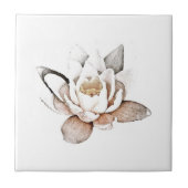 WHITE LOTUS KERAMIK TILE FLIESE (Vorderseite)