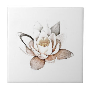 WHITE LOTUS KERAMIK TILE FLIESE