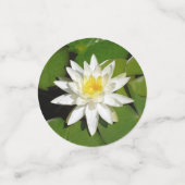 White Lotus Konfetti (Klein Vorderseite)