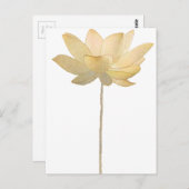 White Lotus Postcard Postkarte (Vorne/Hinten)