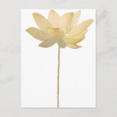 White Lotus Postcard Postkarte (Vorderseite)