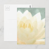 White Lotus Postkarte (Vorne/Hinten)