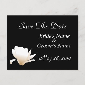 White Lotus Save the Date Postkarte