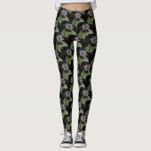 White Lotus Wasserlilie Leggings (Vorderseite)