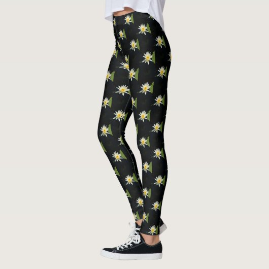 White Lotus Wasserlilie Leggings (Links)
