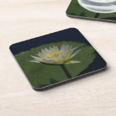 White Lotus Wasserlilie Untersetzer (Linke Seite)