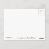 White Lotus Wasserlilien Postcard Postkarte (Rückseite)