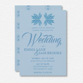 White Lotus Wedding Einladung