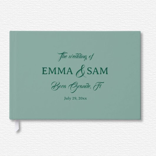 White Lotus Wedding Gästebuch