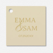 White Lotus Wedding Geschenkanhänger