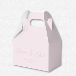 White Lotus Wedding Geschenkschachtel