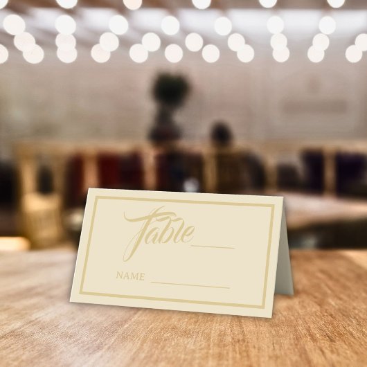 White Lotus Wedding Platzkarte