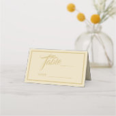 White Lotus Wedding Platzkarte (Vorderseite)