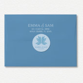 White Lotus Wedding Runder Aufkleber