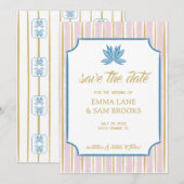 White Lotus Wedding Save The Date (Vorne/Hinten)
