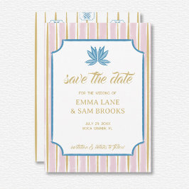 White Lotus Wedding Save The Date