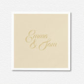 White Lotus Wedding Serviette