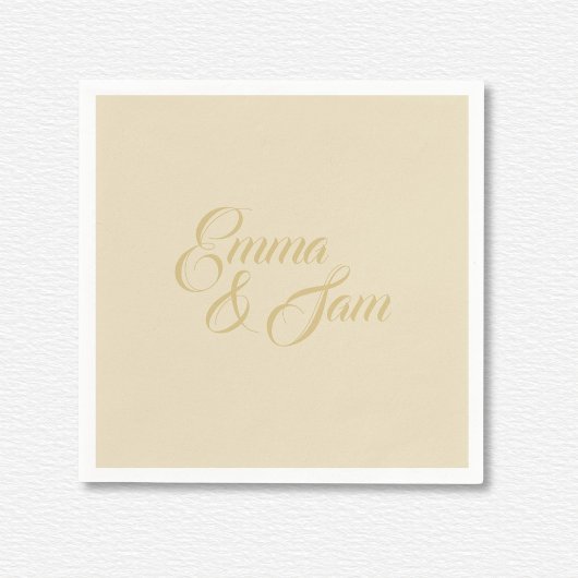 White Lotus Wedding Serviette