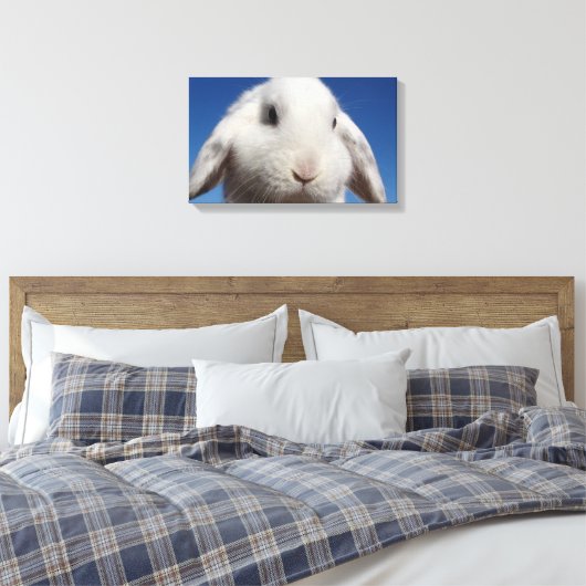 White Love Leinwanddruck (Insitu (Schlafzimmer))