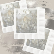 White Lunaria Silver Dollar Elegant