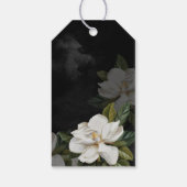 White Magnolia Brautparty Gefältmarken Geschenkanhänger (Rückseite)