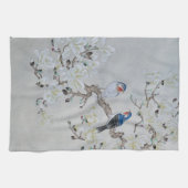 White Magnolia Geschirrtuch (Horizontal)