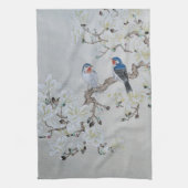 White Magnolia Geschirrtuch (Vertikal)