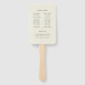 White Magnolia Illustration Modernes Programm Hoch Fächer (Rückseite)