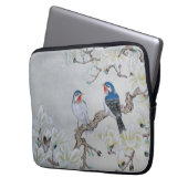 White Magnolia Laptopschutzhülle (Vorderseite Links)