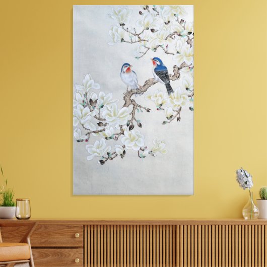 White Magnolia Leinwanddruck (Insitu (Wohnzimmer))