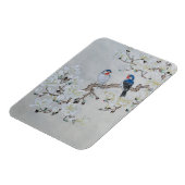 White Magnolia Magnet (Linke Seite)