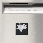 White Magnolia Magnet (In Situ (Geschirrspüler))
