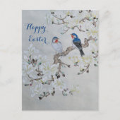 White Magnolia Postkarte (Vorderseite)